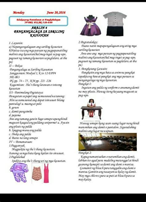 pagtatahi ng damit in english